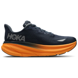 HOKA Clifton 9 Black Orange Unisex Sneakers