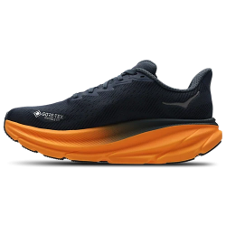 HOKA Clifton 9 Black Orange Unisex Sneakers