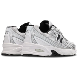 New Balance 740 White Black Unisex Sneakers