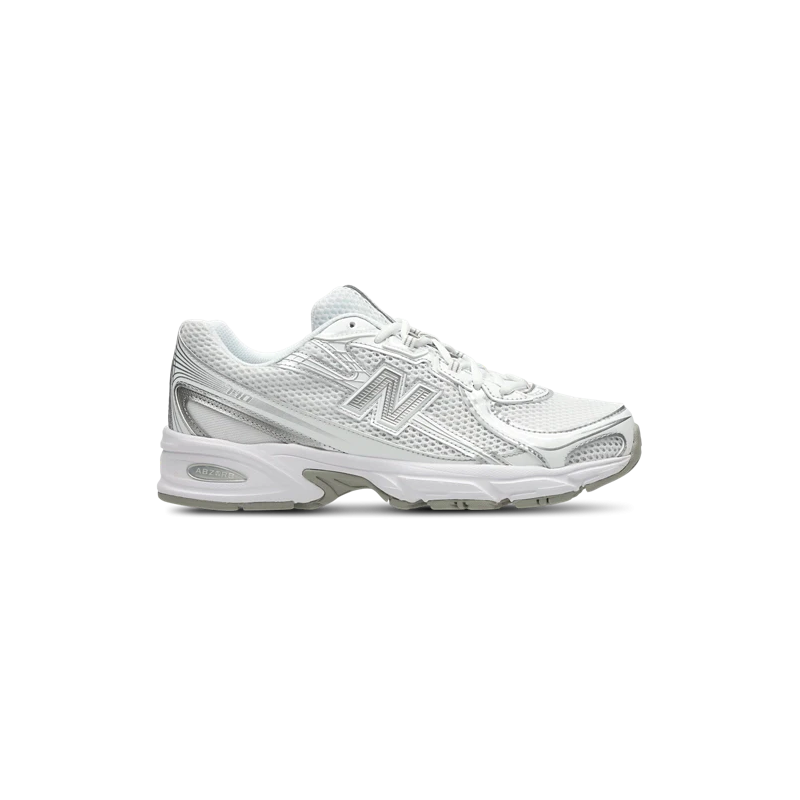 New Balance 740 White Silver Metallic Unisex Sneakers