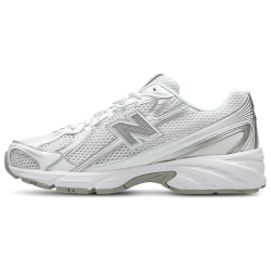 New Balance 740 White Silver Metallic Unisex Sneakers