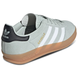 Adidas Gazelle Silver White Unisex Sneakers