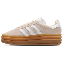 Adidas Gazelle Bold White Gold Unisex Sneakers