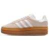 Adidas Gazelle Bold White Gold Unisex Sneakers