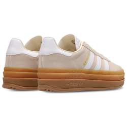 Adidas Gazelle Bold White Gold Unisex Sneakers