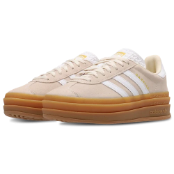 Adidas Gazelle Bold White Gold Unisex Sneakers
