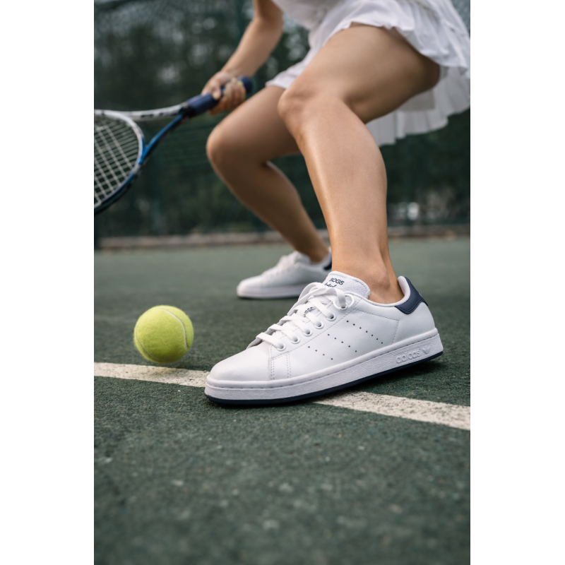 Adidas Stan Smith White Dark Blue Unisex Sneakers