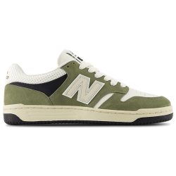 New Balance 480 Dark Olivine Sea Salt Unisex Sneakers