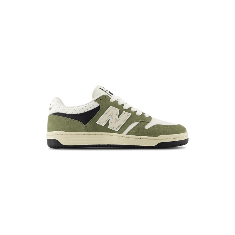 New Balance 480 Dark Olivine Sea Salt Unisex Sneakers