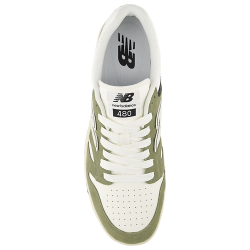 New Balance 480 Dark Olivine Sea Salt Unisex Sneakers