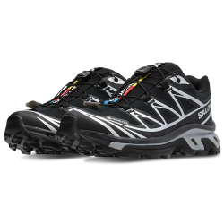 Salomon XT-6 Black Silver Sneakers