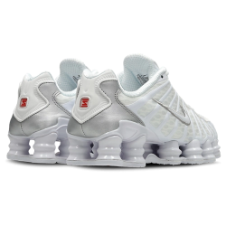 Nike Shox TL White Metallic Silver Unisex Sneakers