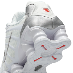 Nike Shox TL White Metallic Silver Unisex Sneakers