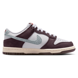 Nike Dunk Low White Burgundy Ash Unisex Sneakers