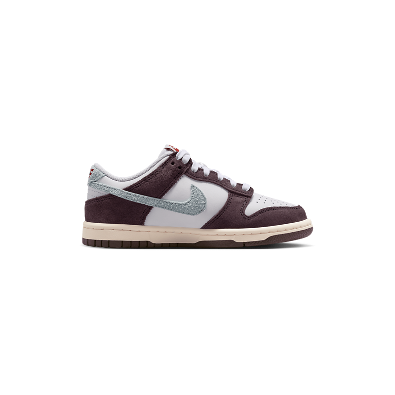 Nike Dunk Low White Burgundy Ash Unisex Sneakers