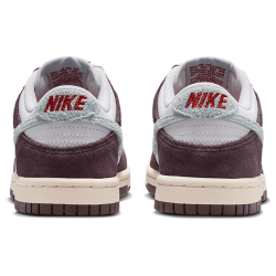 Nike Dunk Low White Burgundy Ash Unisex Sneakers