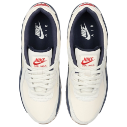 Nike Air Max 90 Pale Ivory Lt Khaki Thunder Blue Unisex Sneakers