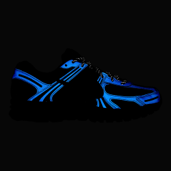 Nike Zoom Vomero 5 Black Star Blue Unisex Sneakers