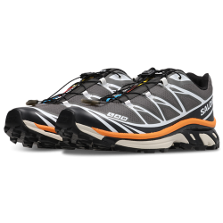 Salomon XT-6 Pewter Black Turmeric Unisex Sneakers