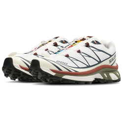 Salomon XT-6 White Dark Slate Unisex Sneakers