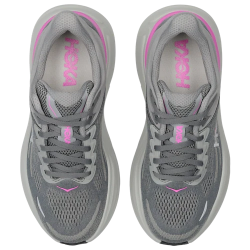 HOKA Bondi 9 Grey Pink Unisex Sneakers
