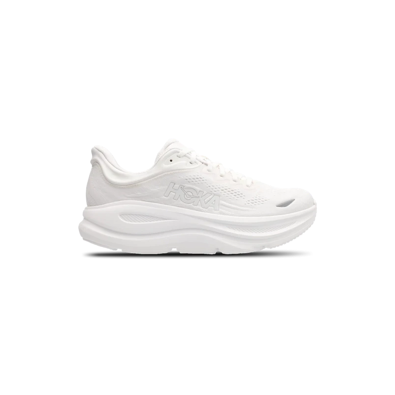HOKA Bondi 9 White Unisex Sneakers