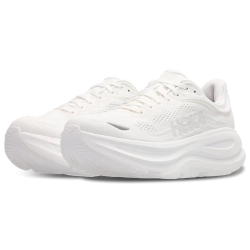 HOKA Bondi 9 White Unisex Sneakers