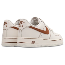 Nike Air Force 1 ’07 White Brown Unisex Sneakers