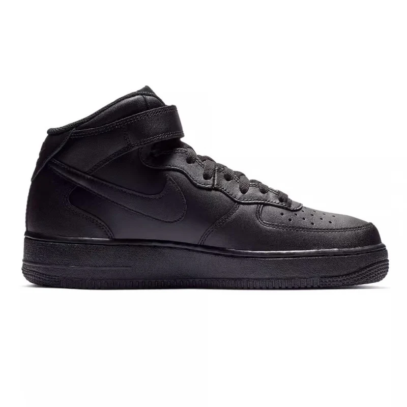 Nike Air Force 1 ’07 Black Mid Unisex Sneakers