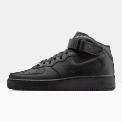Nike Air Force 1 ’07 Black Mid Unisex Sneakers