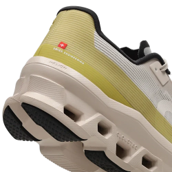 On Cloudmonster Silver Lense White Unisex Sneakers