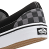 Vans Slip-On Black Pewter Checkerboard White Baskets Unisexes