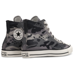 Converse Chuck Taylor All Star Hi Darker Grey Vintage White Black Unisex Sneaker