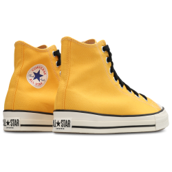 Converse Chuck Taylor All Star Hi Gold Palm Vintage White Black Zapatillas Unisex