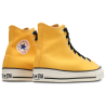 Converse Chuck Taylor All Star Hi Gold Palm Vintage White Black Zapatillas Unisex