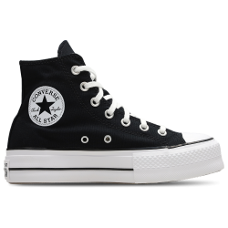 Converse Chuck Taylor All Star Lift Hi Black White Red Zapatillas Unisex