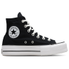 Converse Chuck Taylor All Star Lift Hi Black White Red Zapatillas Unisex