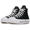 Converse Chuck Taylor All Star Lift Hi Black White Red Zapatillas Unisex