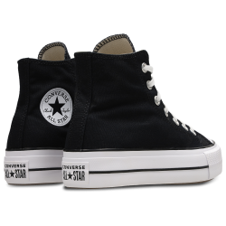 Converse Chuck Taylor All Star Lift Hi Black White Red Zapatillas Unisex