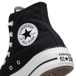 Converse Chuck Taylor All Star Lift Hi Black White Red Zapatillas Unisex