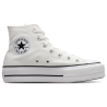Converse Chuck Taylor All Star Lift Hi White White Sneakers Unisex