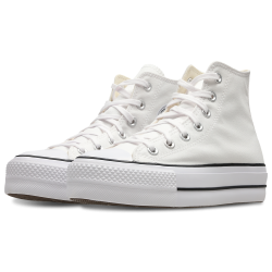 Converse Chuck Taylor All Star Lift Hi White White Sneakers Unisex