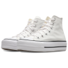 Converse Chuck Taylor All Star Lift Hi White White Sneakers Unisex