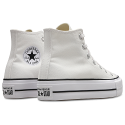Converse Chuck Taylor All Star Lift Hi White White Sneakers Unisex