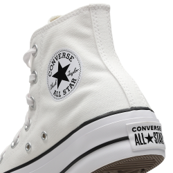 Converse Chuck Taylor All Star Lift Hi White White Sneakers Unisex