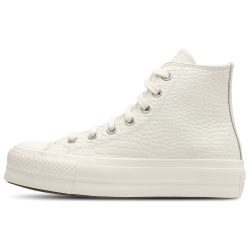 Converse Chuck Taylor All Star Lift Hi Egret Egret Vintage White Baskets Unisexes
