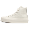 Converse Chuck Taylor All Star Lift Hi Egret Egret Vintage White Baskets Unisexes