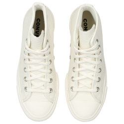 Converse Chuck Taylor All Star Lift Hi Egret Egret Vintage White Baskets Unisexes