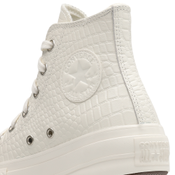 Converse Chuck Taylor All Star Lift Hi Egret Egret Vintage White Baskets Unisexes