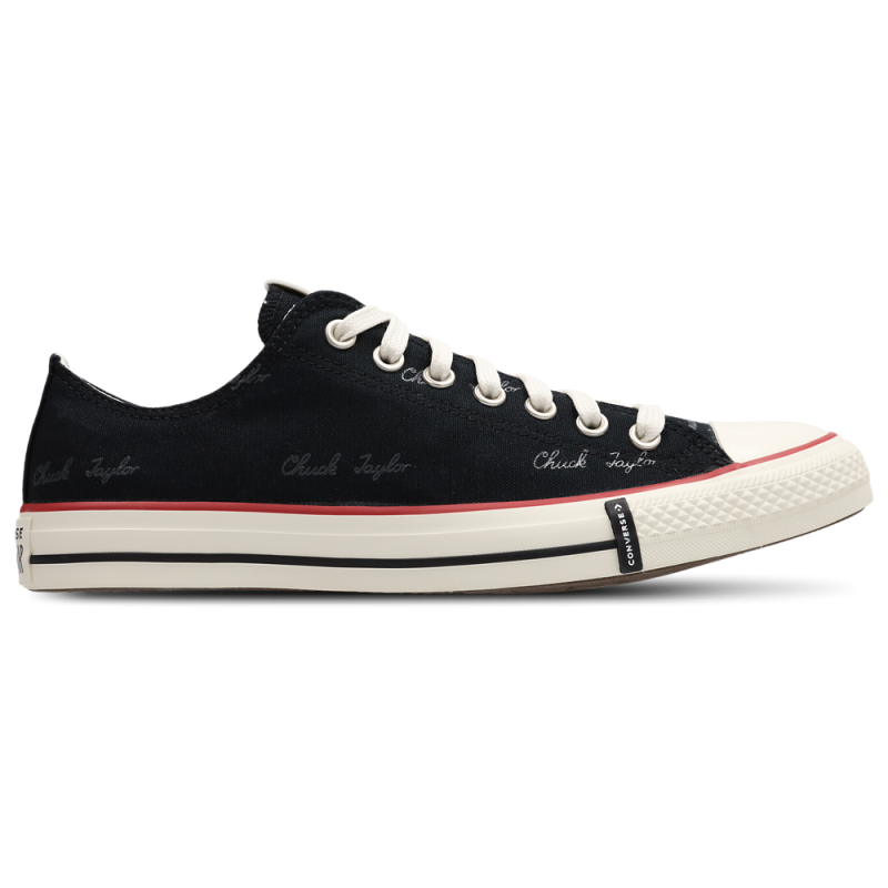 Converse Chuck Taylor All Star Ox Black Egret Garnet Unisex Sneaker